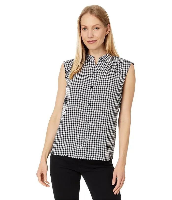 NIC+ZOE Drapey Gingham Tank