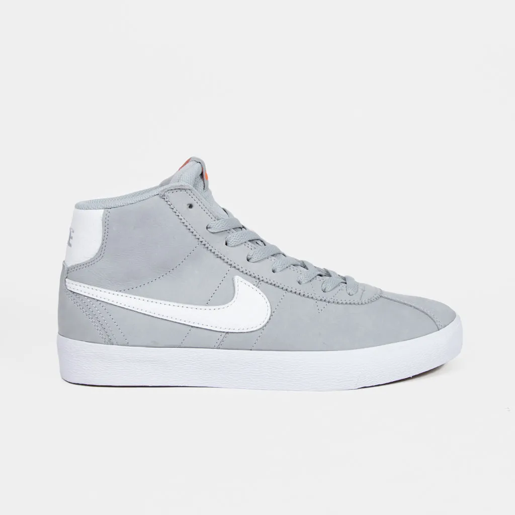 Nike SB - Orange Label Bruin High Shoes - Wolf Grey / White