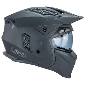 Nitro - NZ302 Commando Matt Black Helmet