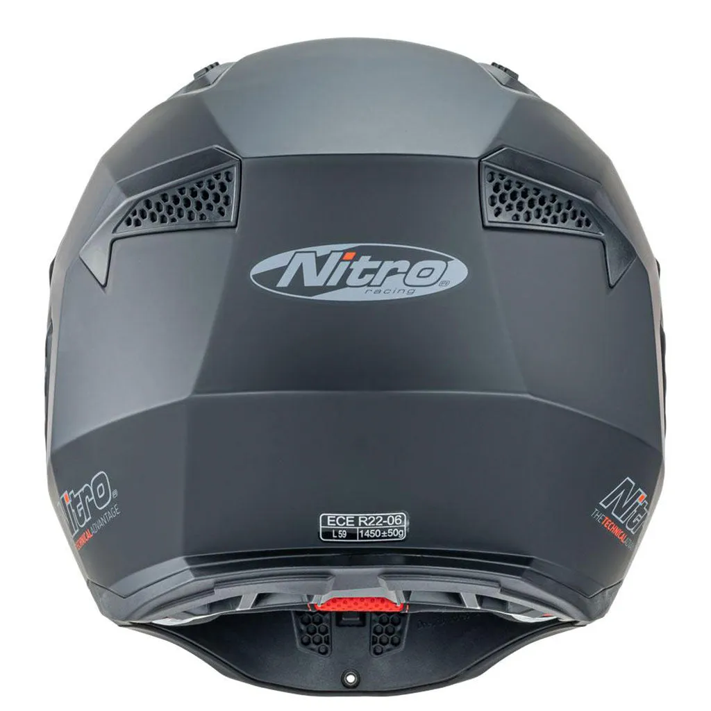 Nitro - NZ302 Commando Matt Black Helmet