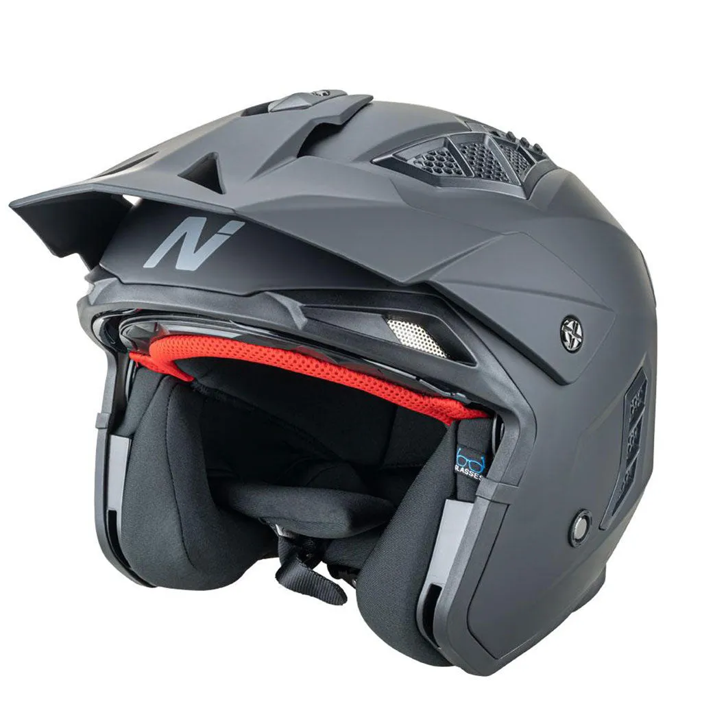 Nitro - NZ302 Commando Matt Black Helmet