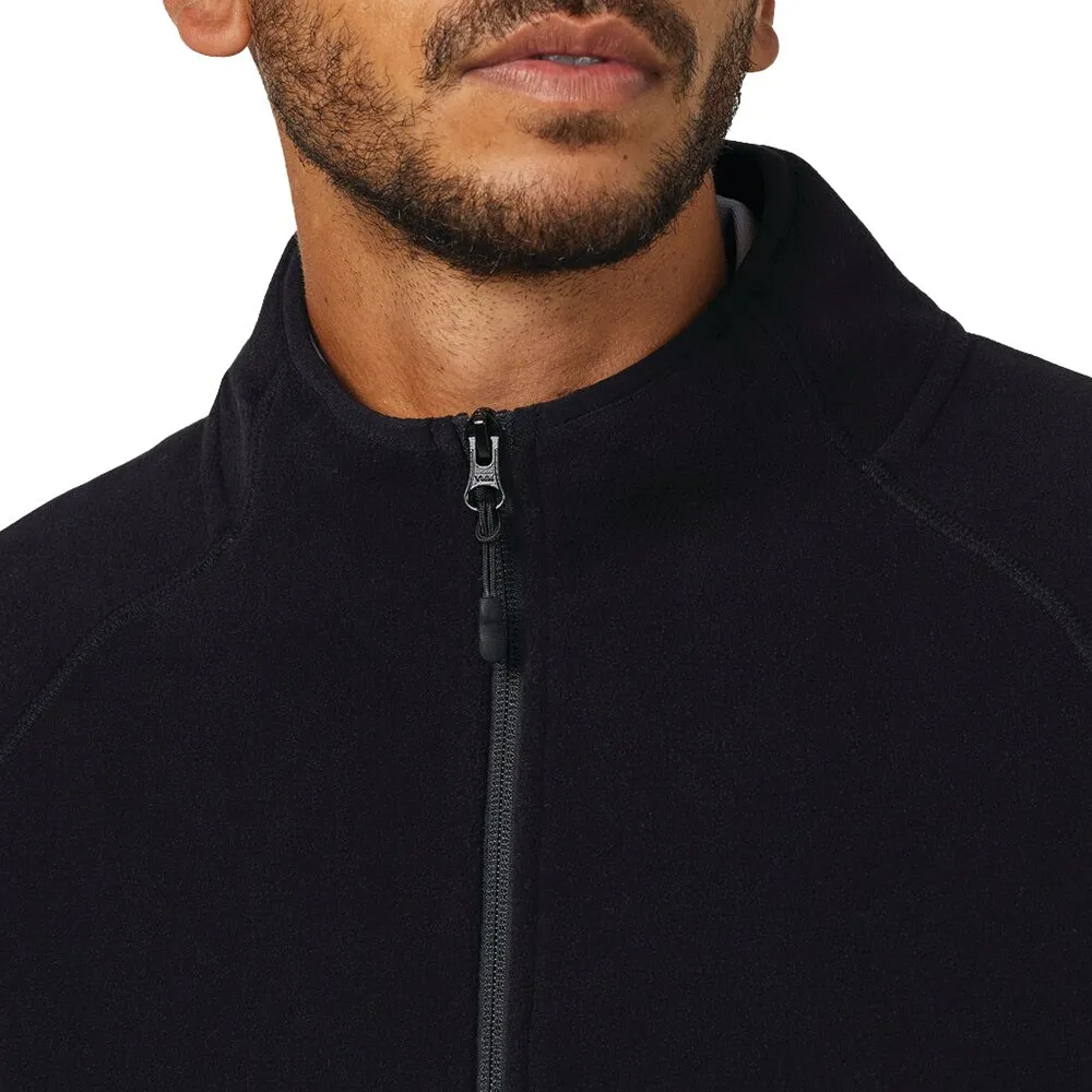 NNT Uniforms CATF2L Men's Polar Fleece Zip Vest - Black - XS