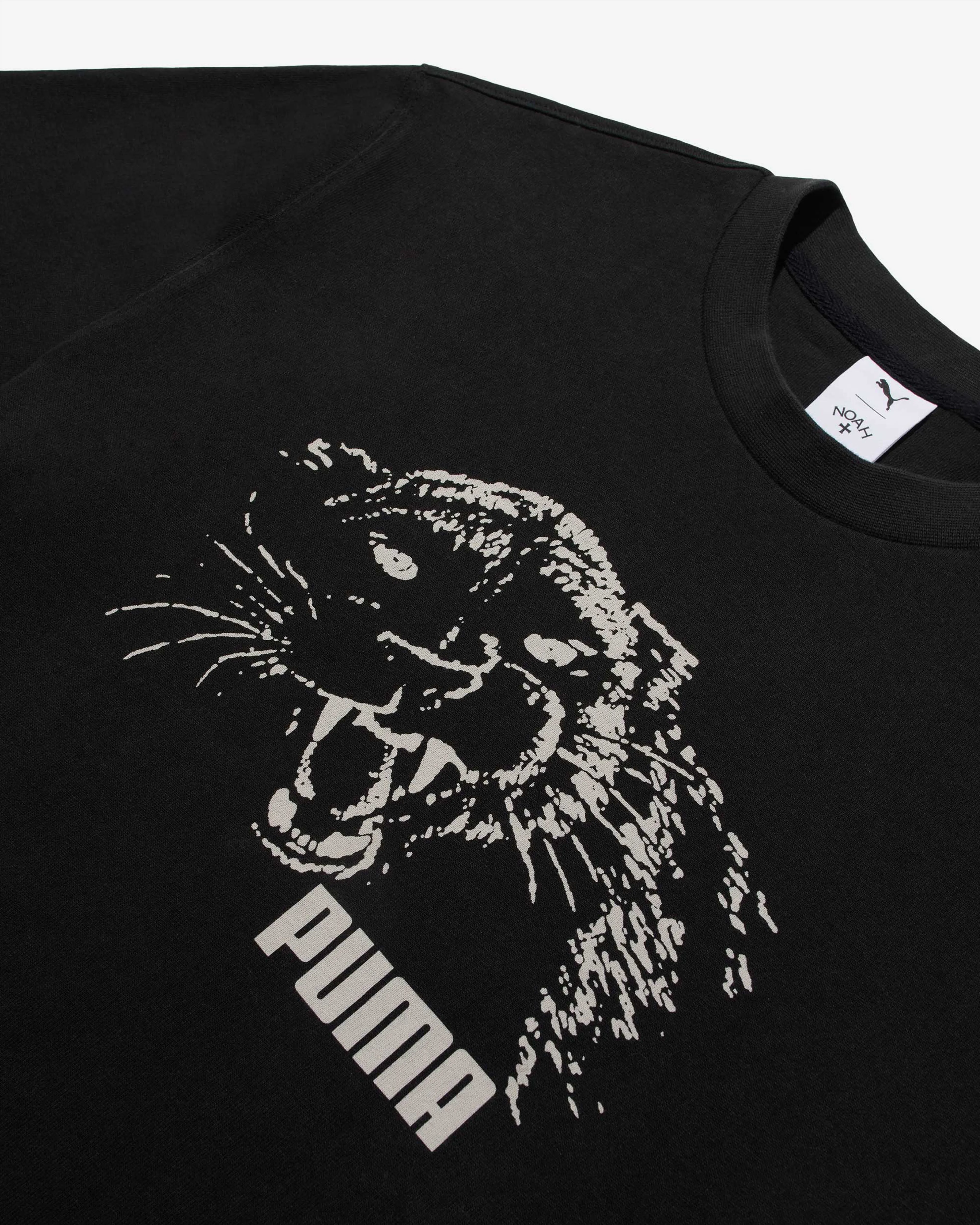 Noah Puma Short Tee  Black