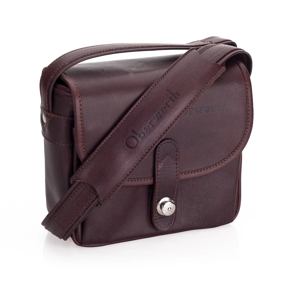 Oberwerth Bayreuth Small Leather Photo Bag - Dark Brown