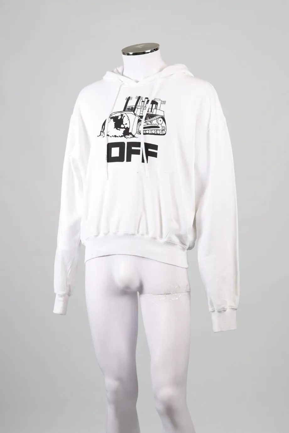 OFF-WHITE C/O VIRGIL ABLOH MEN'S COTTON HOODIE MEDIUM