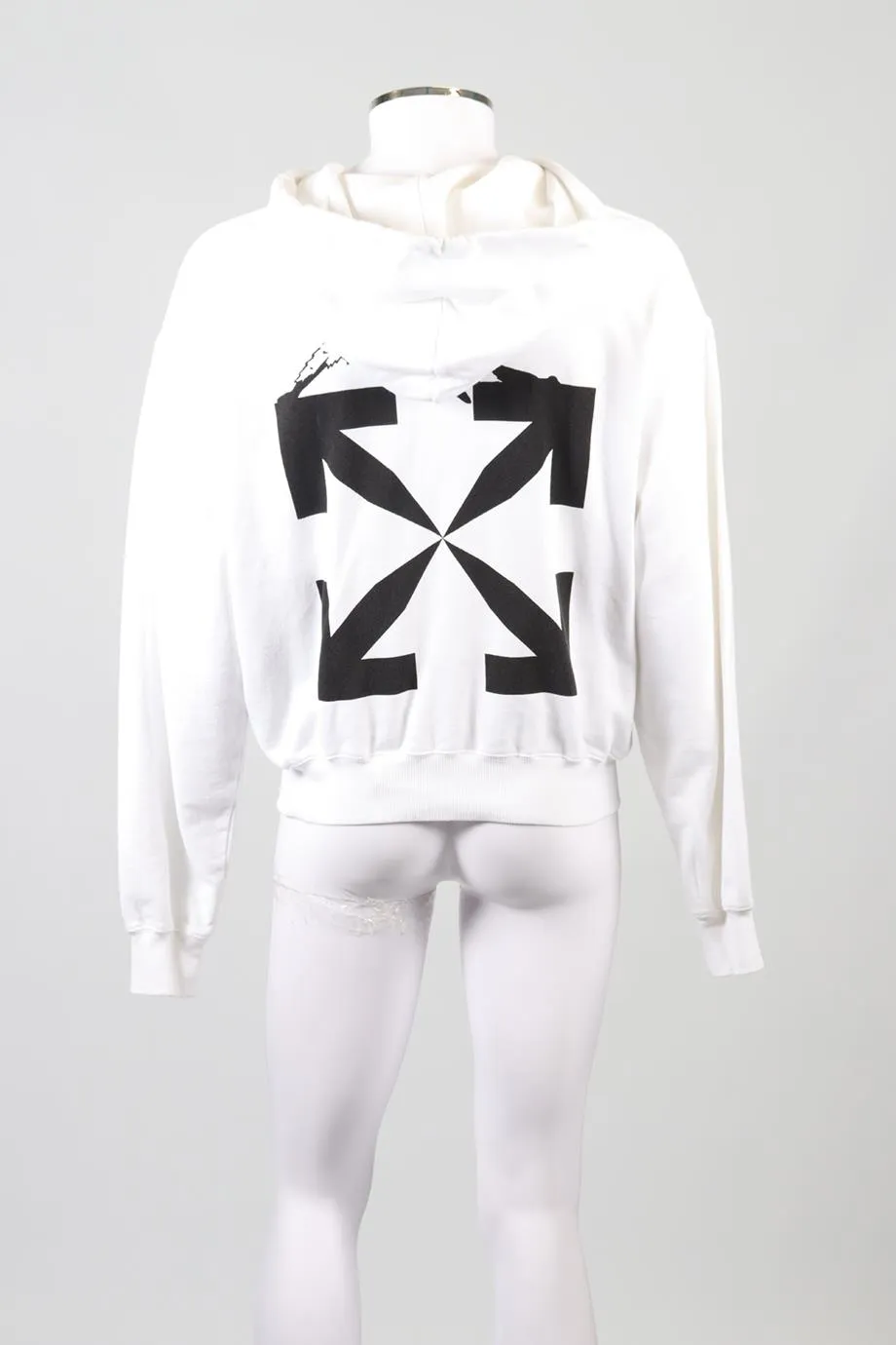 OFF-WHITE C/O VIRGIL ABLOH MEN'S COTTON HOODIE MEDIUM