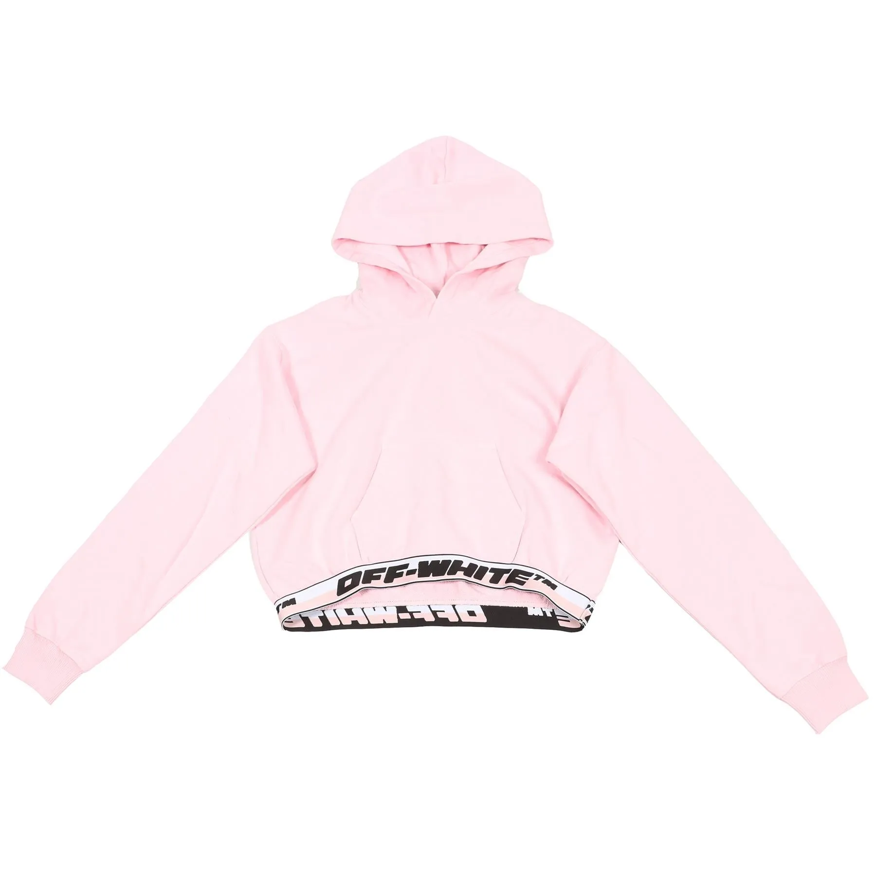 OFF-WHITE PINK KIDS GIRLS COTTON HOODIE 12 YEARS