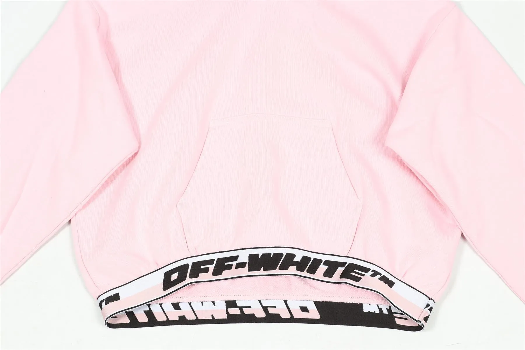 OFF-WHITE PINK KIDS GIRLS COTTON HOODIE 12 YEARS