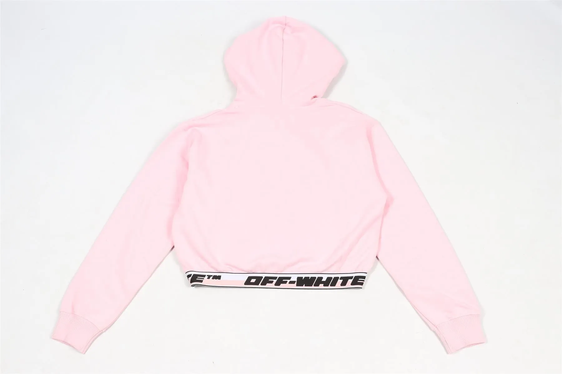 OFF-WHITE PINK KIDS GIRLS COTTON HOODIE 12 YEARS