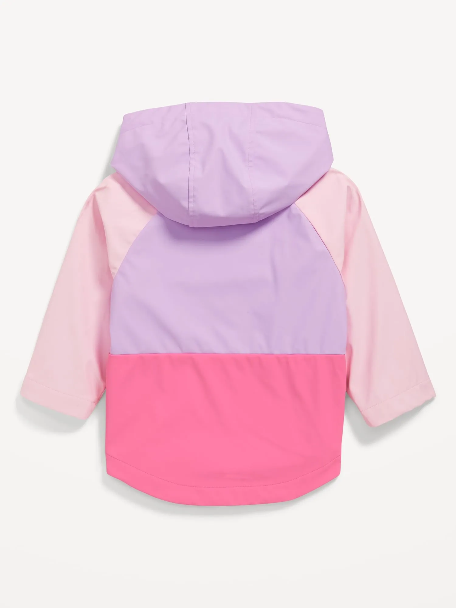 Old Navy Water-Resistant Color-Block Hooded Jacket for Toddler Girls