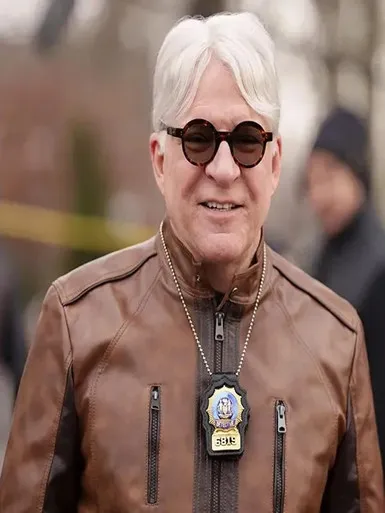 Only Murders in the Building Season 2 Steve Martin Leather Jacket