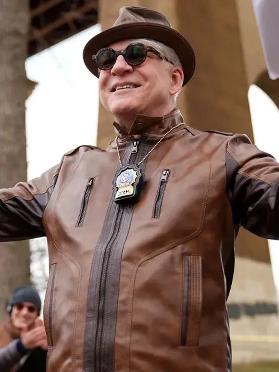 Only Murders in the Building Season 2 Steve Martin Leather Jacket