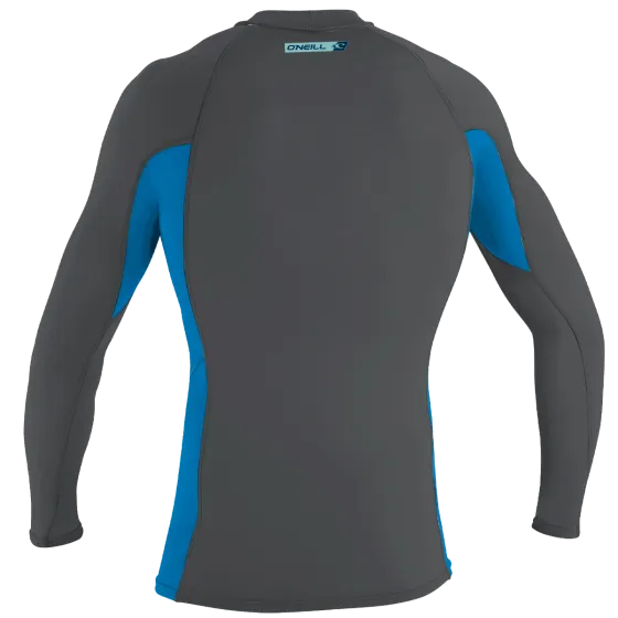 O'Neill Premium Skins Long Sleeve Mens Rash Vest 2021 - Smoke