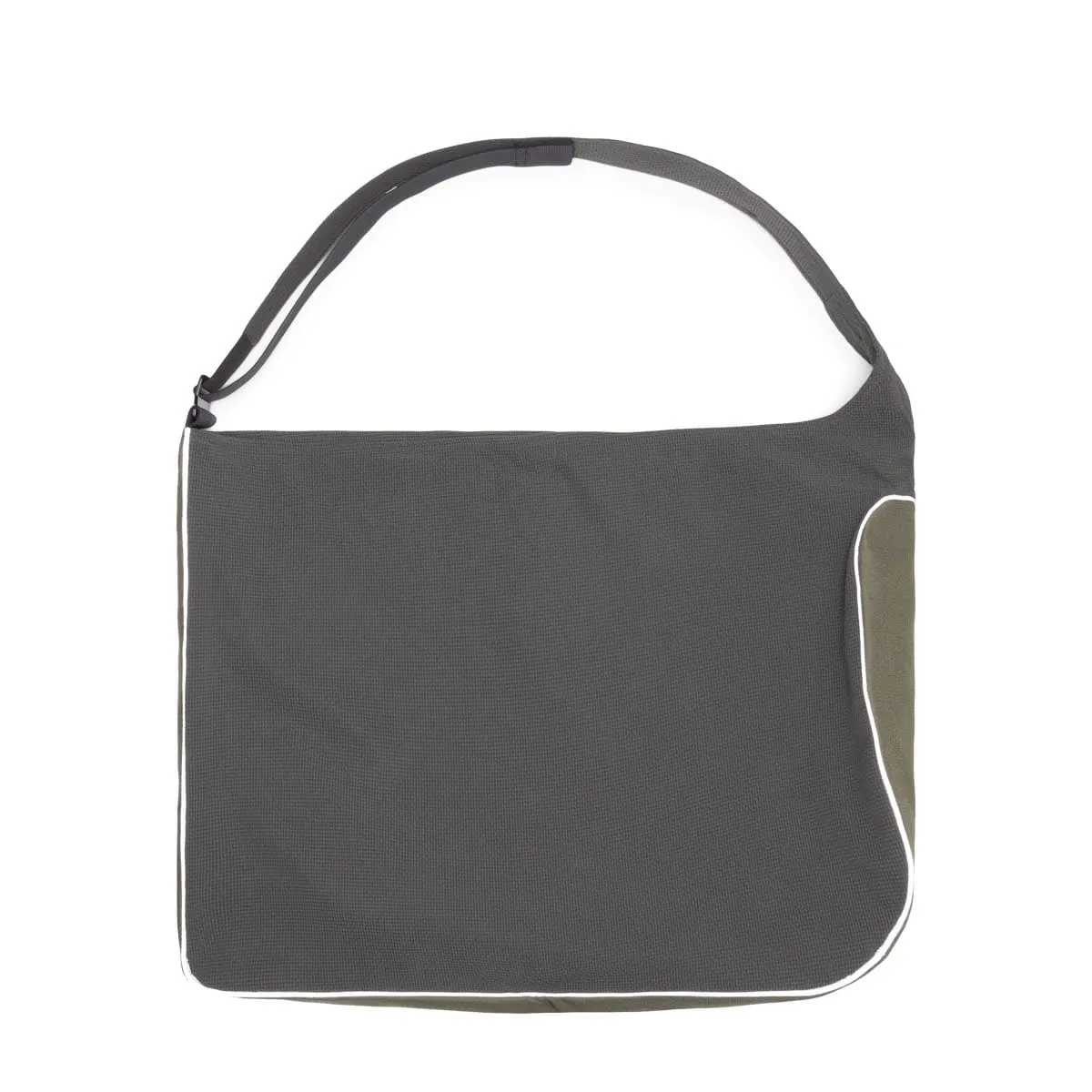 PANEL BAG GREY SEERSUCKER | Bodega