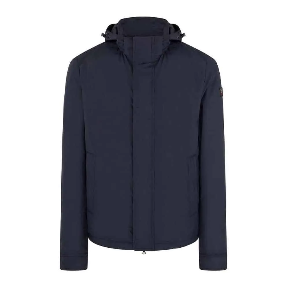 Paul & Shark Typhoon 20000 Hooded Navy Jacket | Menswear Online