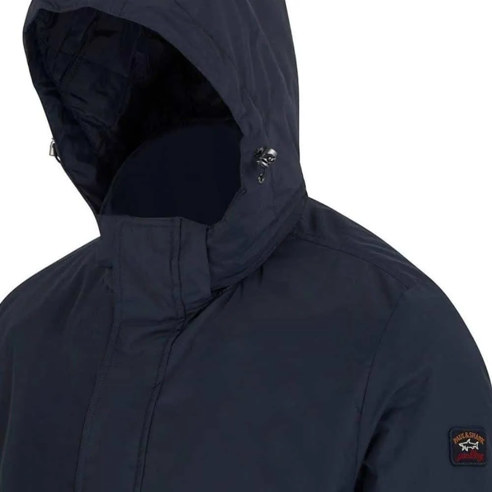 Paul & Shark Typhoon 20000 Hooded Navy Jacket | Menswear Online