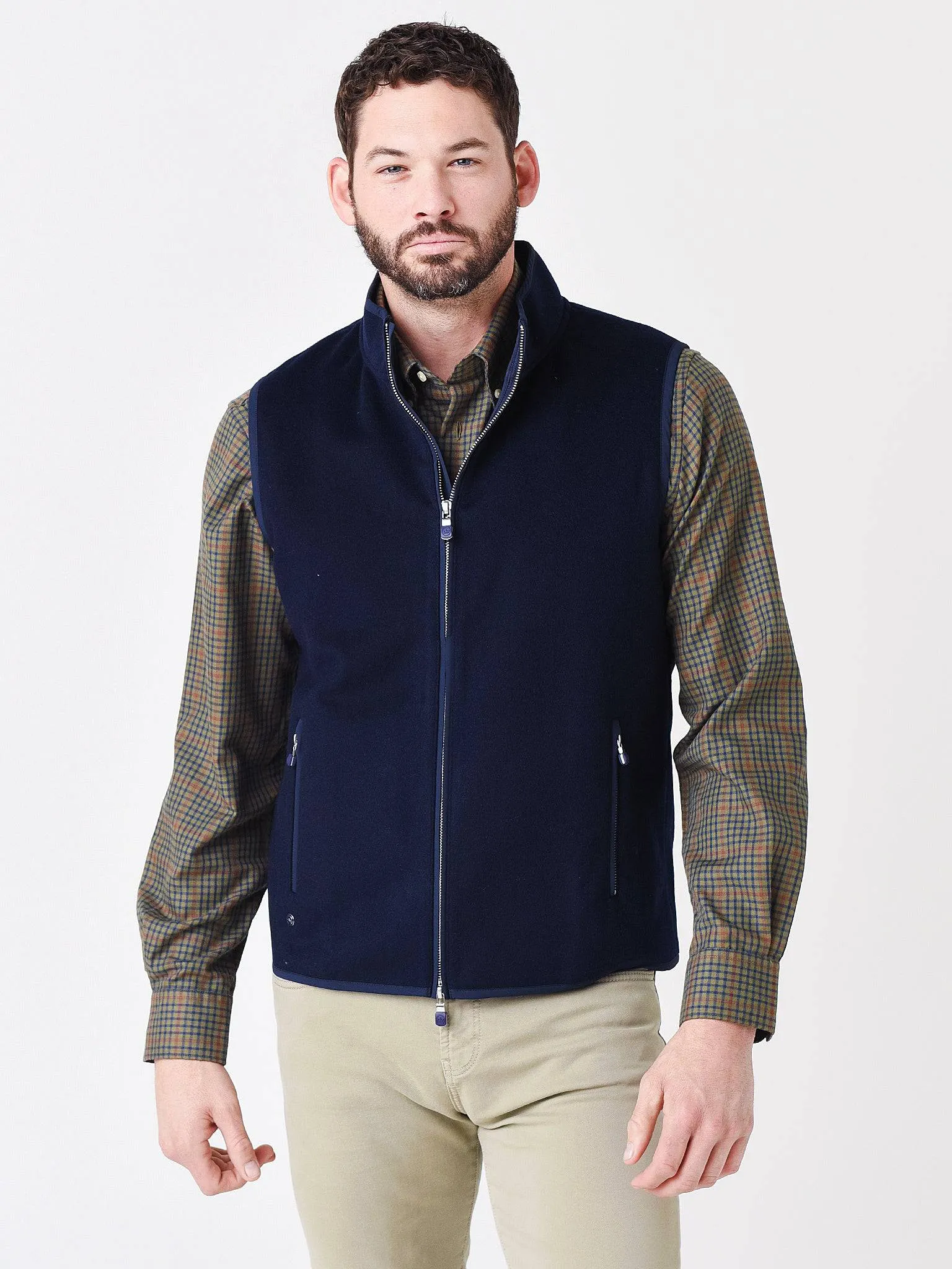     PETER MILLAR  Crown Crafted Men's Stealth Fleece Vest    