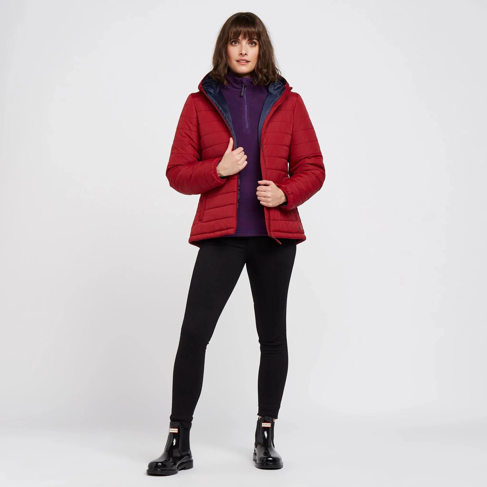 Peter Storm Women's Blisco II Hooded Jacket - Red | George Fisher UK