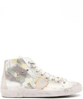 Philippe Model Paris logo-patch sneakers Neutrals