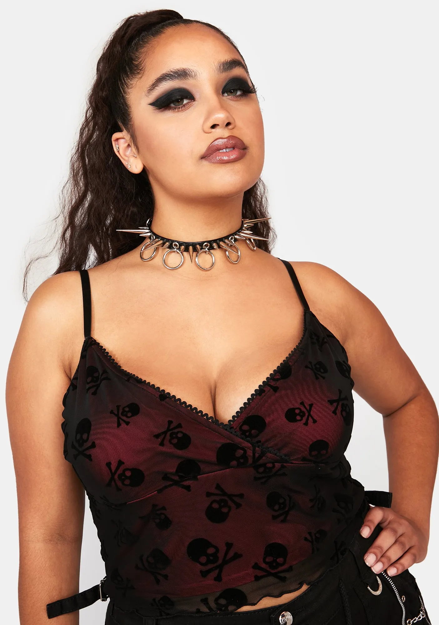 Plus Devilish Shivers Cami Tank-