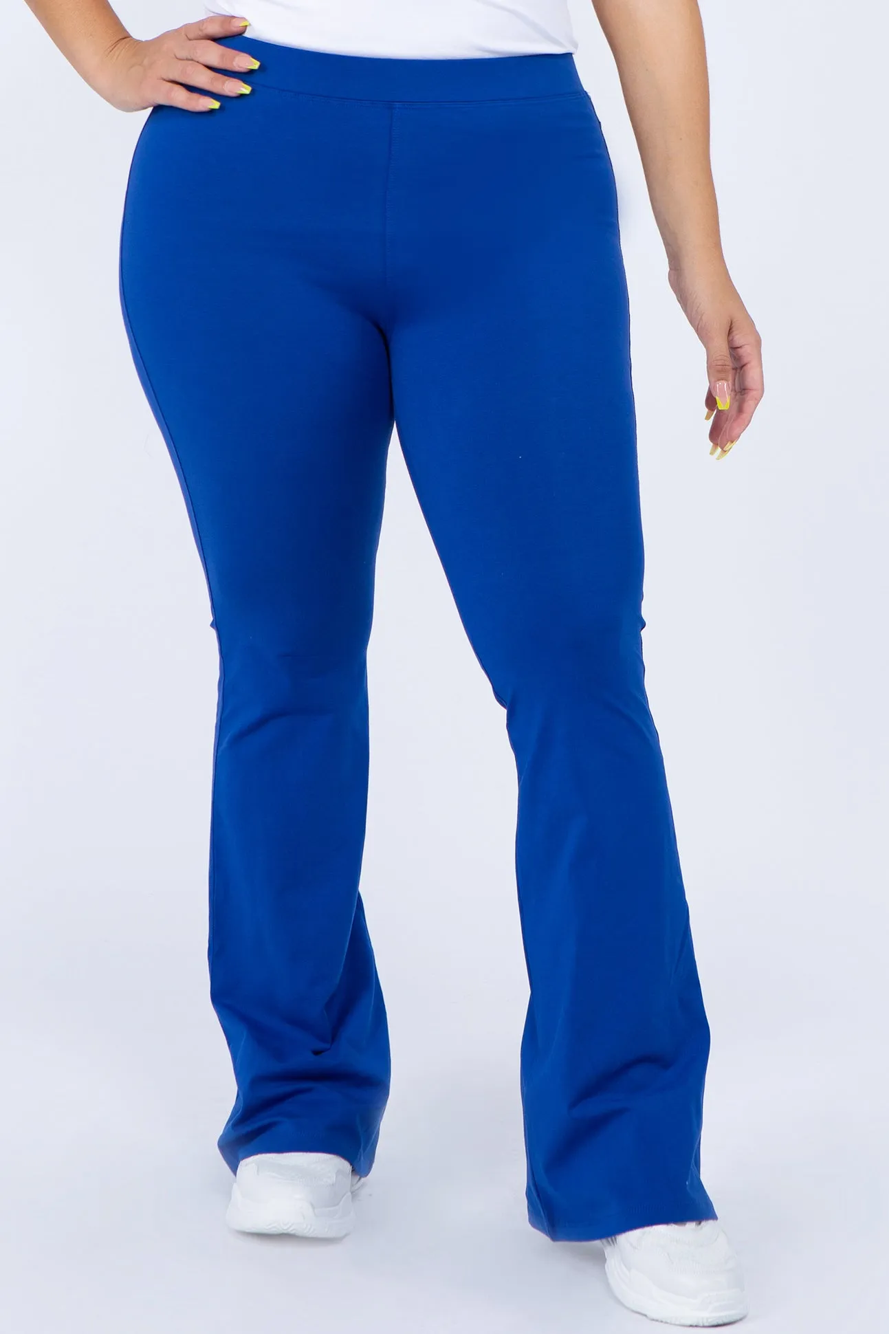 Plus Size Flared Out High Rise Leggings