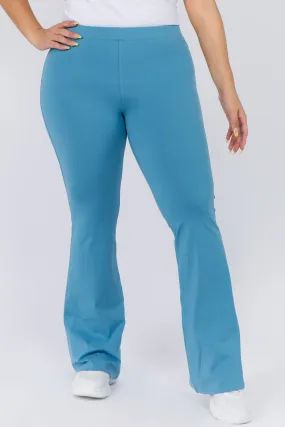 Plus Size Flared Out High Rise Leggings