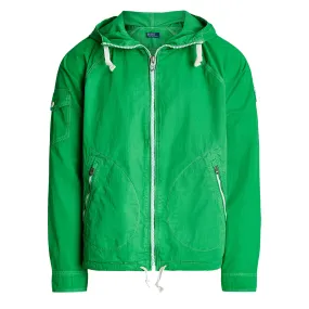 Polo Ralph Lauren Garment-Dyed Twill Hooded Jacket Green