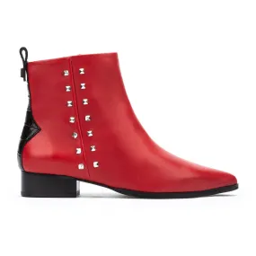 POMPIDOU Studded ankle boot