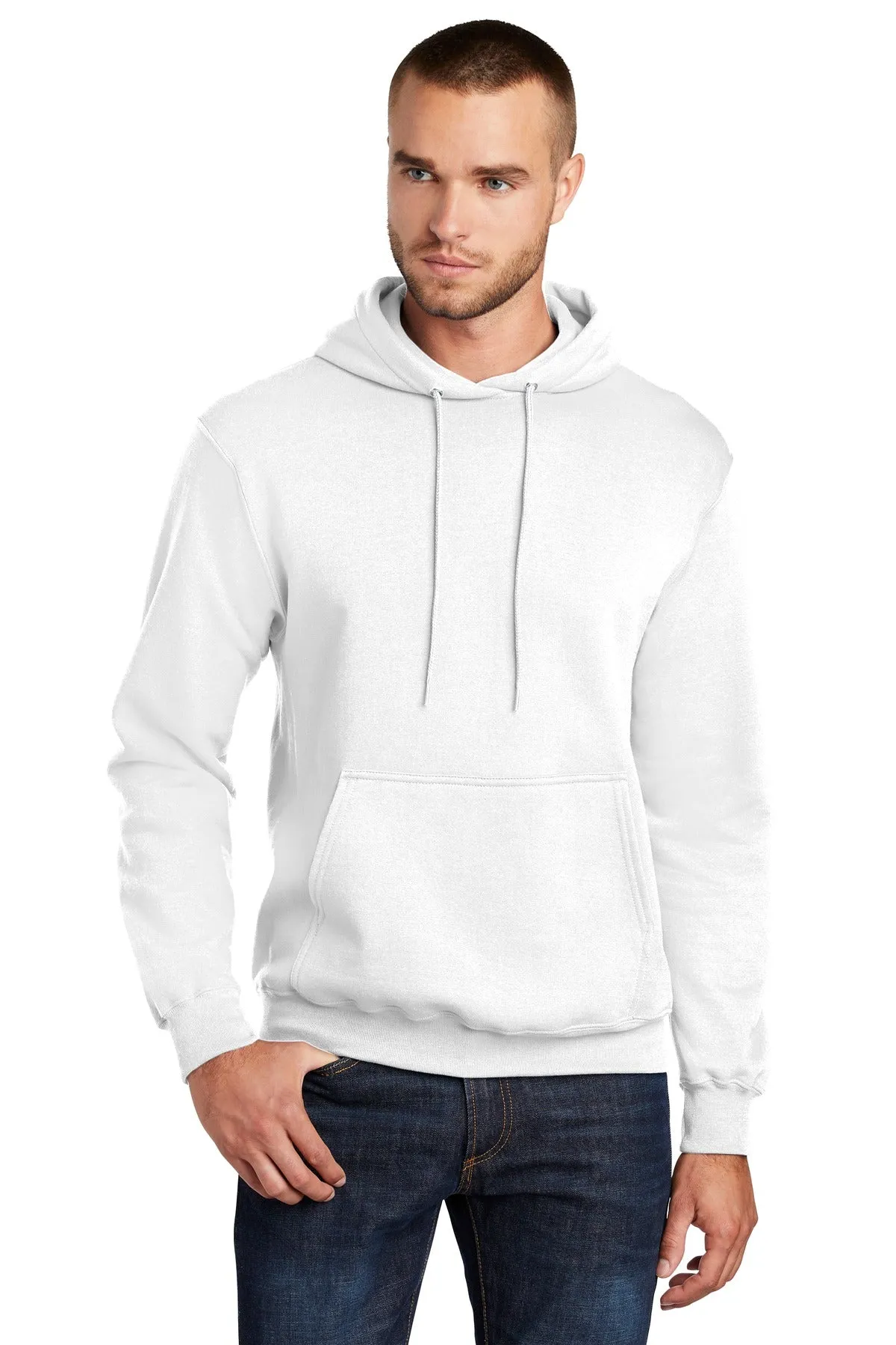 Port & Company - Men's Tall Core Fleece Pullover Hooded Sweatshirt