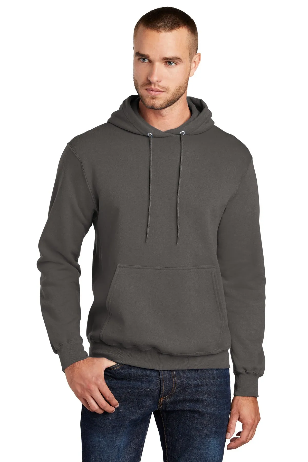 Port & Company - Men's Tall Core Fleece Pullover Hooded Sweatshirt