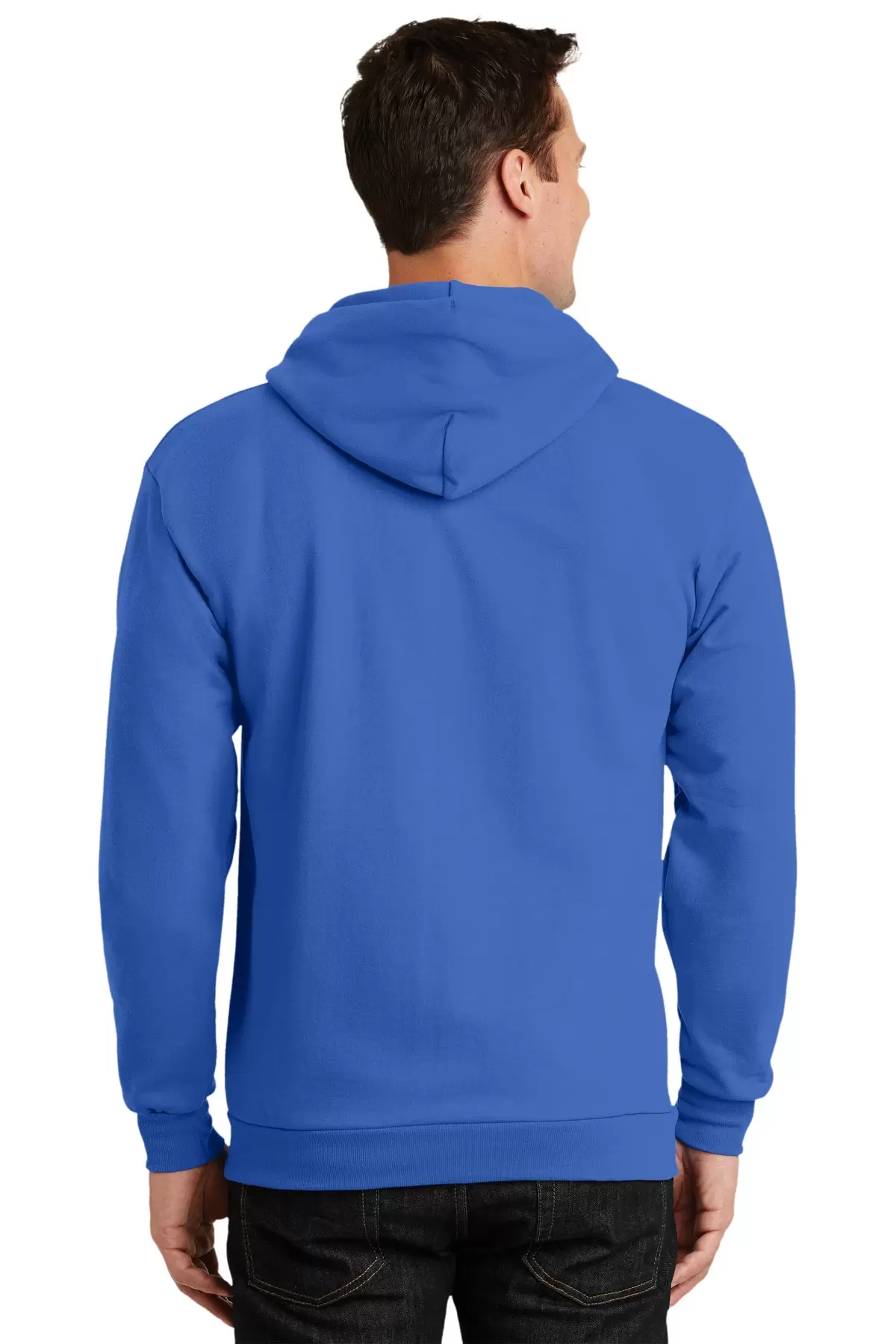 Port & Company PC90ZHT Tall Essential Fleece Full-Zip Hooded Sweatshirt SKU: PC90ZHT