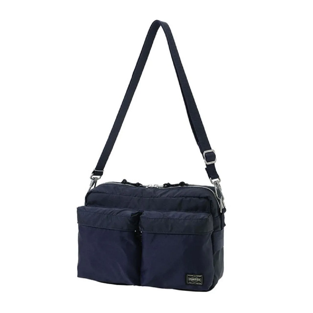 porter by yoshida force series shoulder bag (navy)