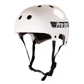 Pro Tec Old School White Gloss Helmet