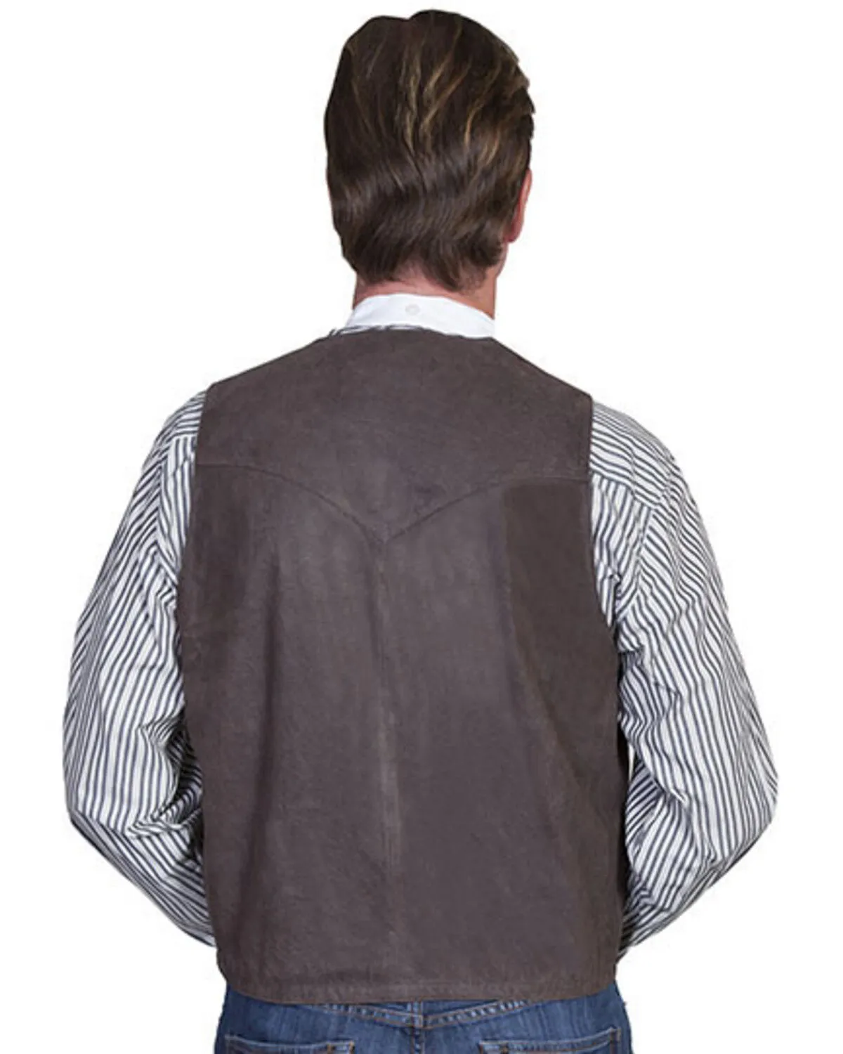 Product Name:  Scully Men's Lambskin Leather Western Vest - Big & Tall