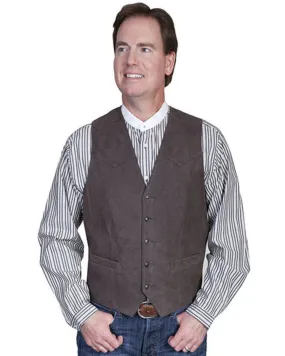 Product Name:  Scully Men's Lambskin Leather Western Vest - Big & Tall