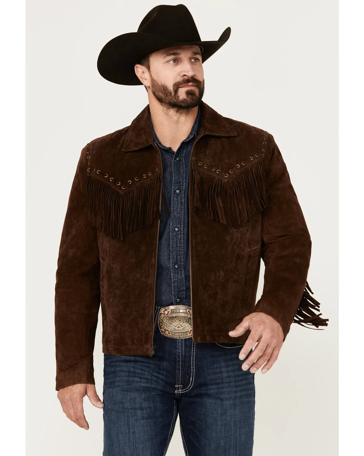 Product Name:  Scully Men's Leather Fringe Jacket