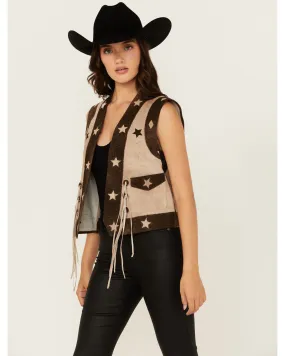 Product Name:  Scully Women's Star Leather Vest