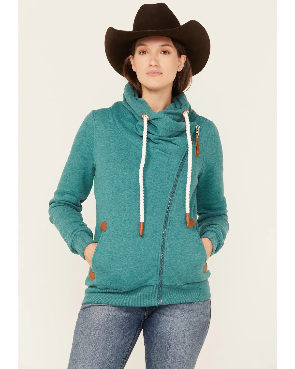 Product Name:  Wanakome Women's Hestia Asymmetrical Zip Hoodie