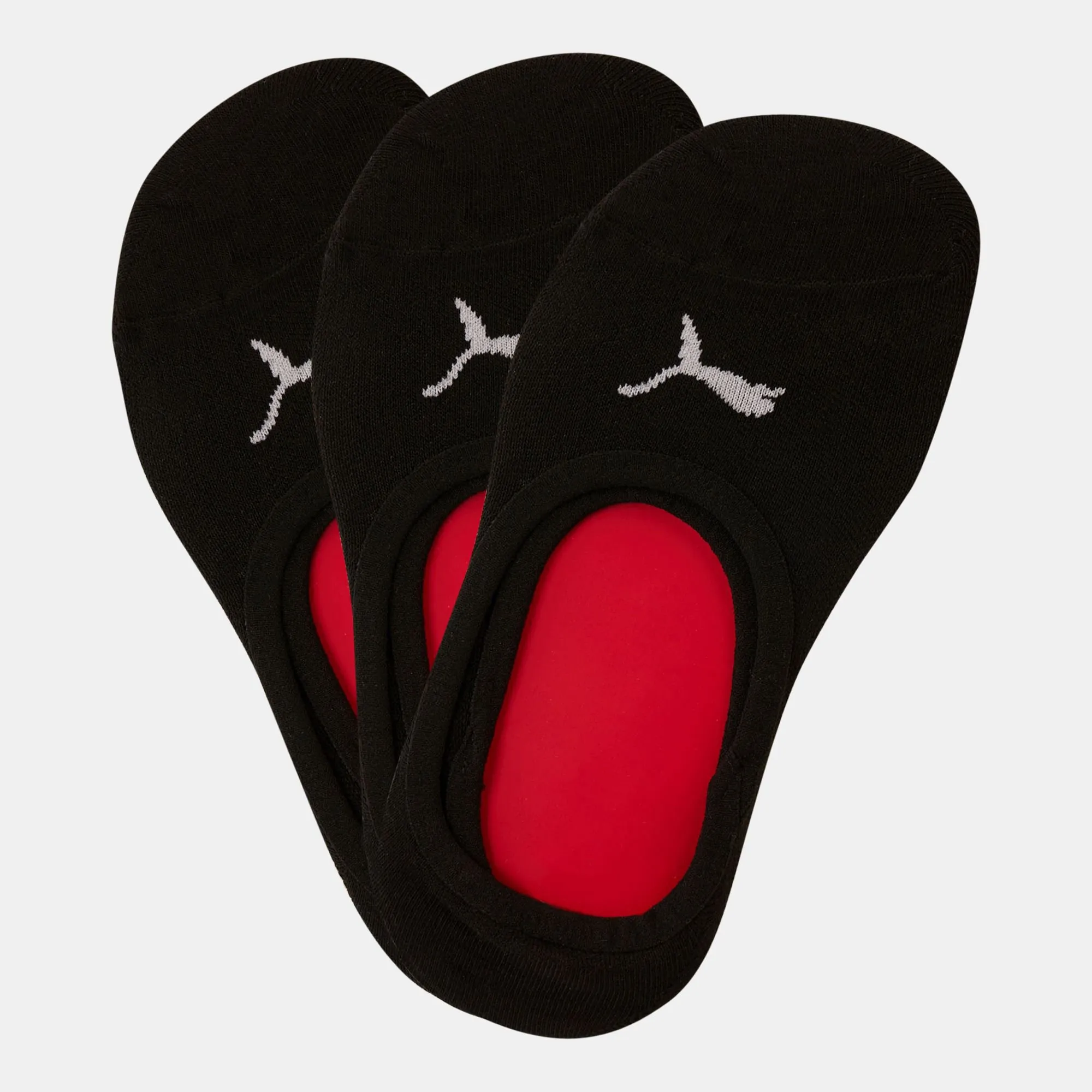 PUMA Footie No-Show Socks (3 Pairs)