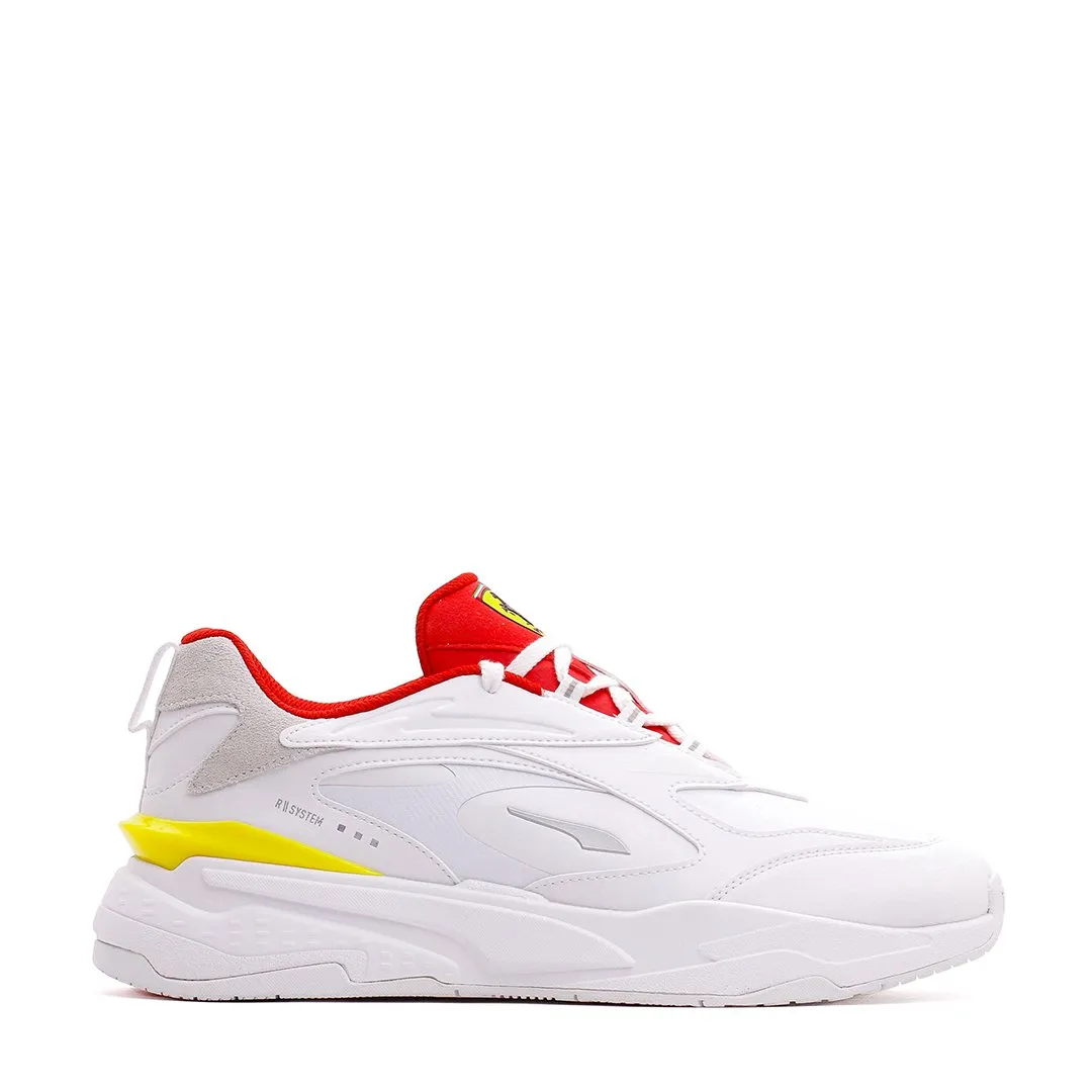 Puma Men Ferrari RS-Fast White Rosso Corsa 306810-02