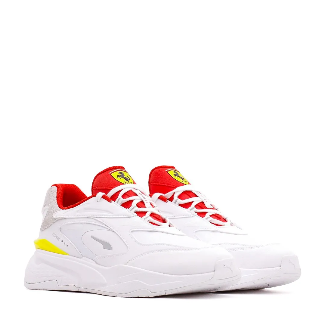 Puma Men Ferrari RS-Fast White Rosso Corsa 306810-02