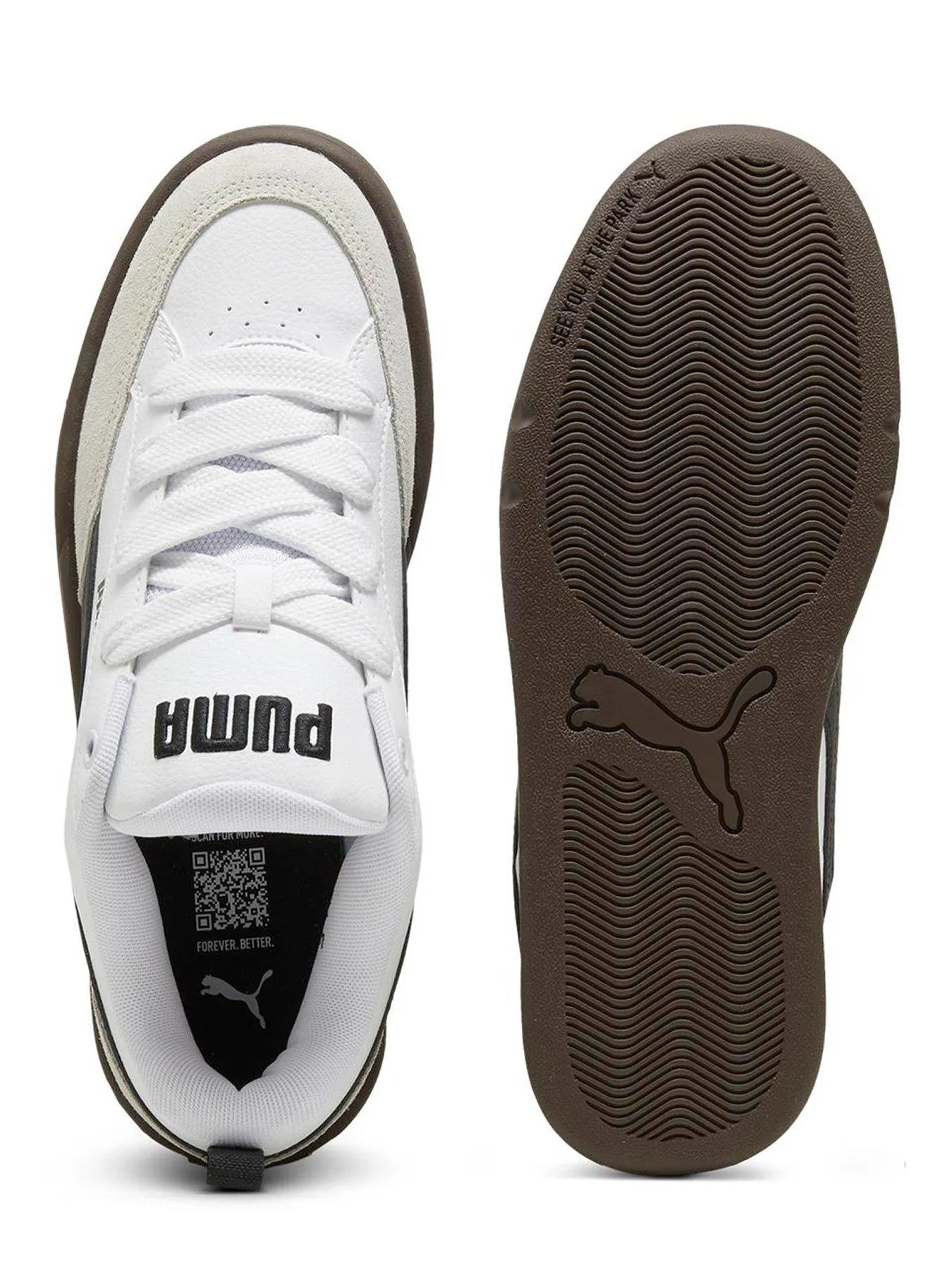 Puma Mens Park Lifestyle Og Trainers - White/black