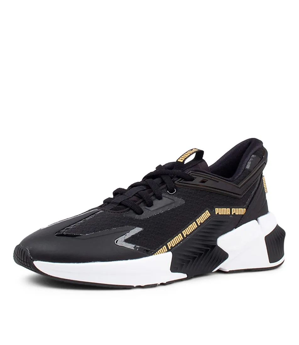 PUMA Provoke Xt Ftr Black Gold White Sneakers