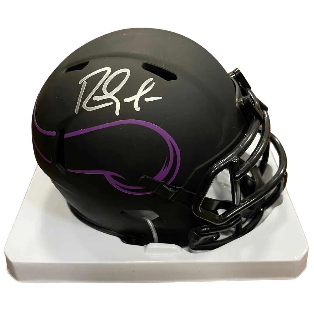 Randy Moss Autographed Minnesota Vikings Eclipse Mini Helmet