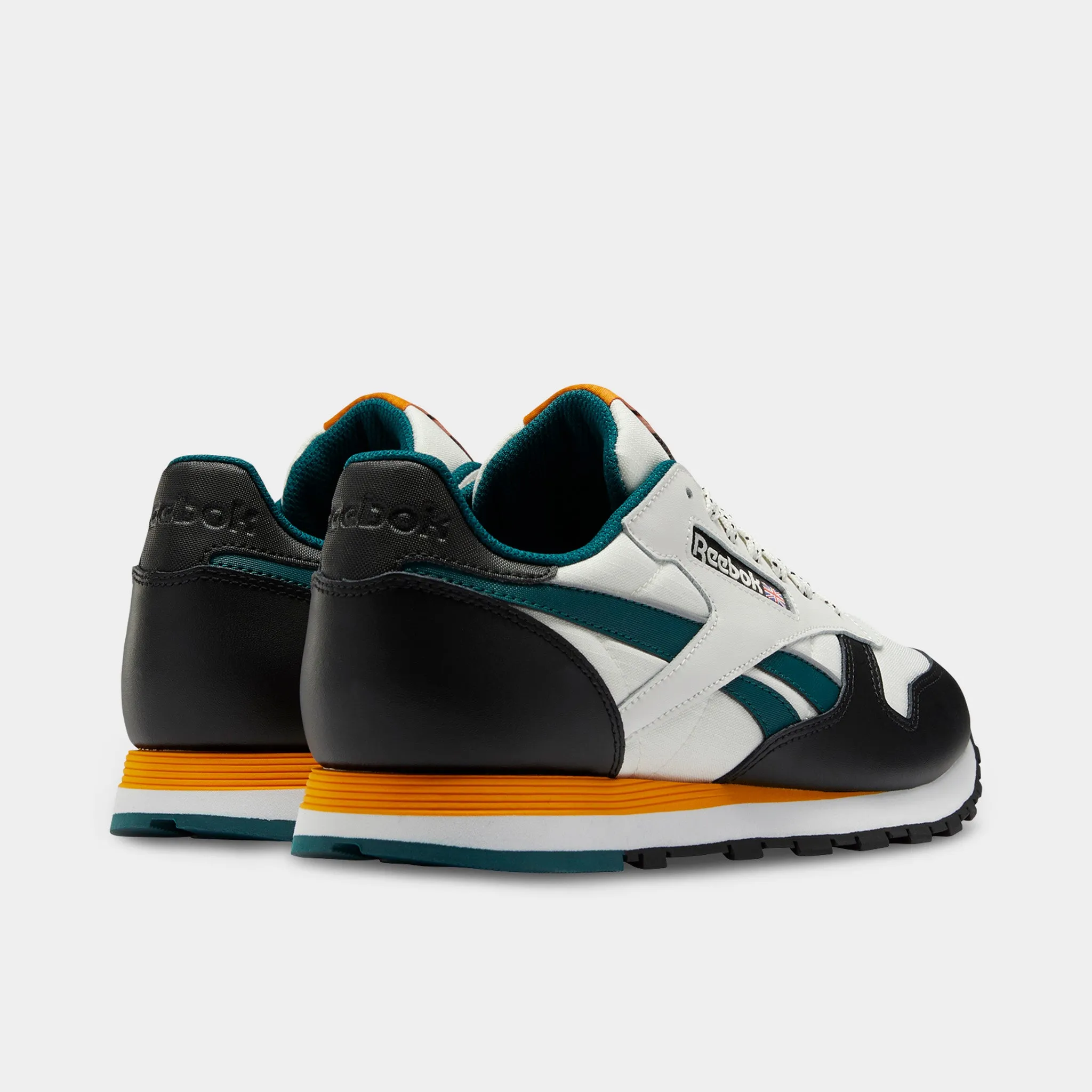 Reebok Classic Leather Chalk / Core Black - Semi Solar Gold