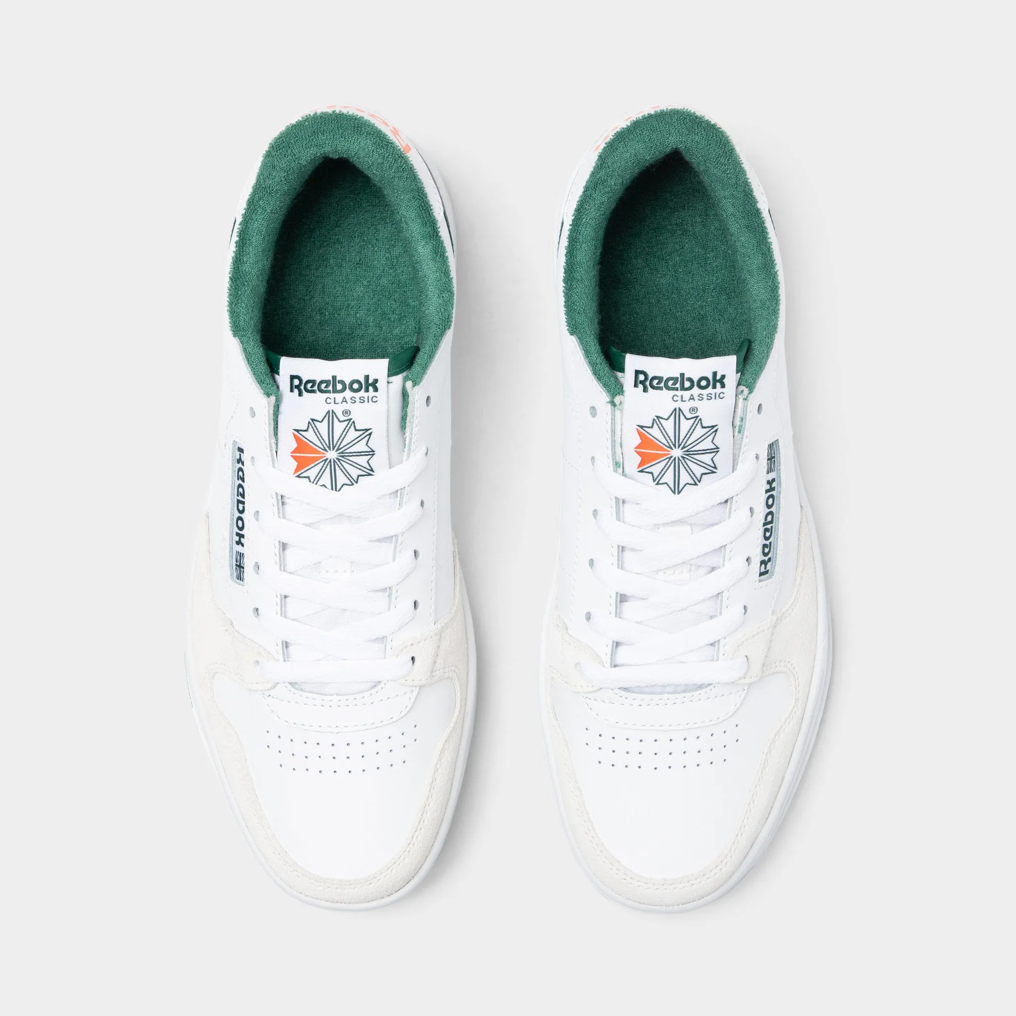 Reebok Court Phase White / Green - Orange