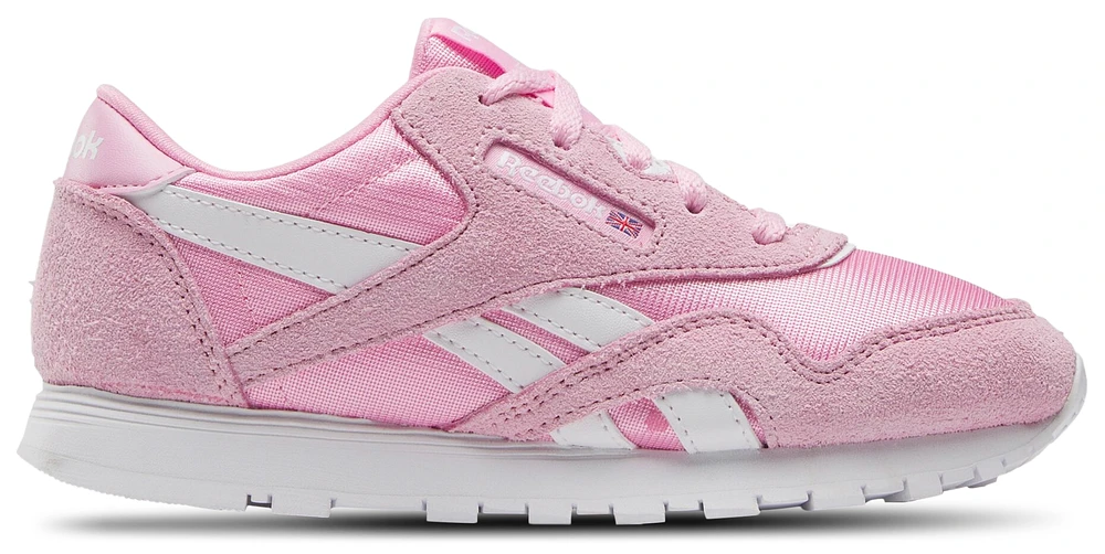 Reebok Girls Classic Nylon - Girls' Preschool Shoes Astro Rose/White