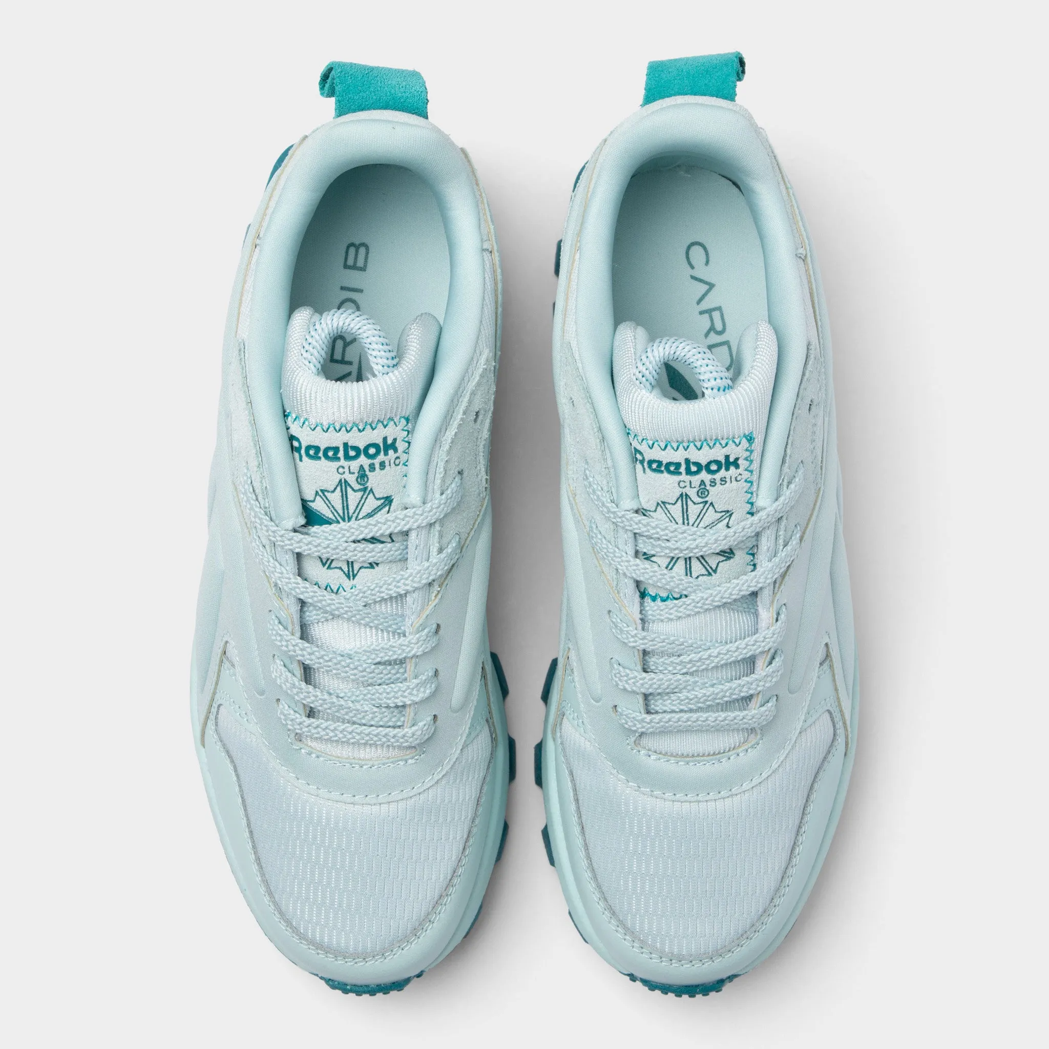 Reebok x Cardi B Junior Girls’ Classic Leather Cardi V2 / Seaport Teal