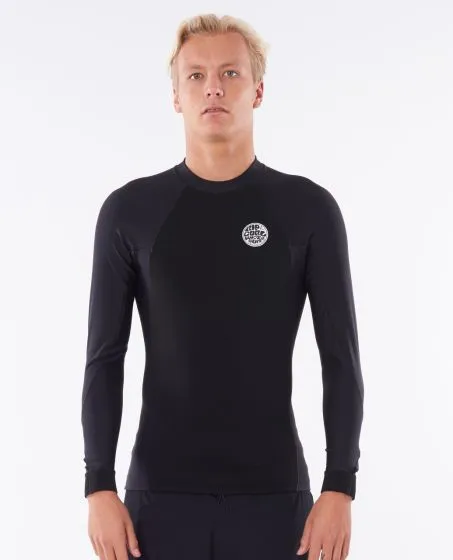 Rip Curl Flash Bomb Neo Poly Mens Long Sleeve Rash Vest