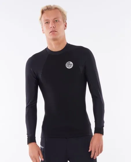 Rip Curl Flash Bomb Neo Poly Mens Long Sleeve Rash Vest